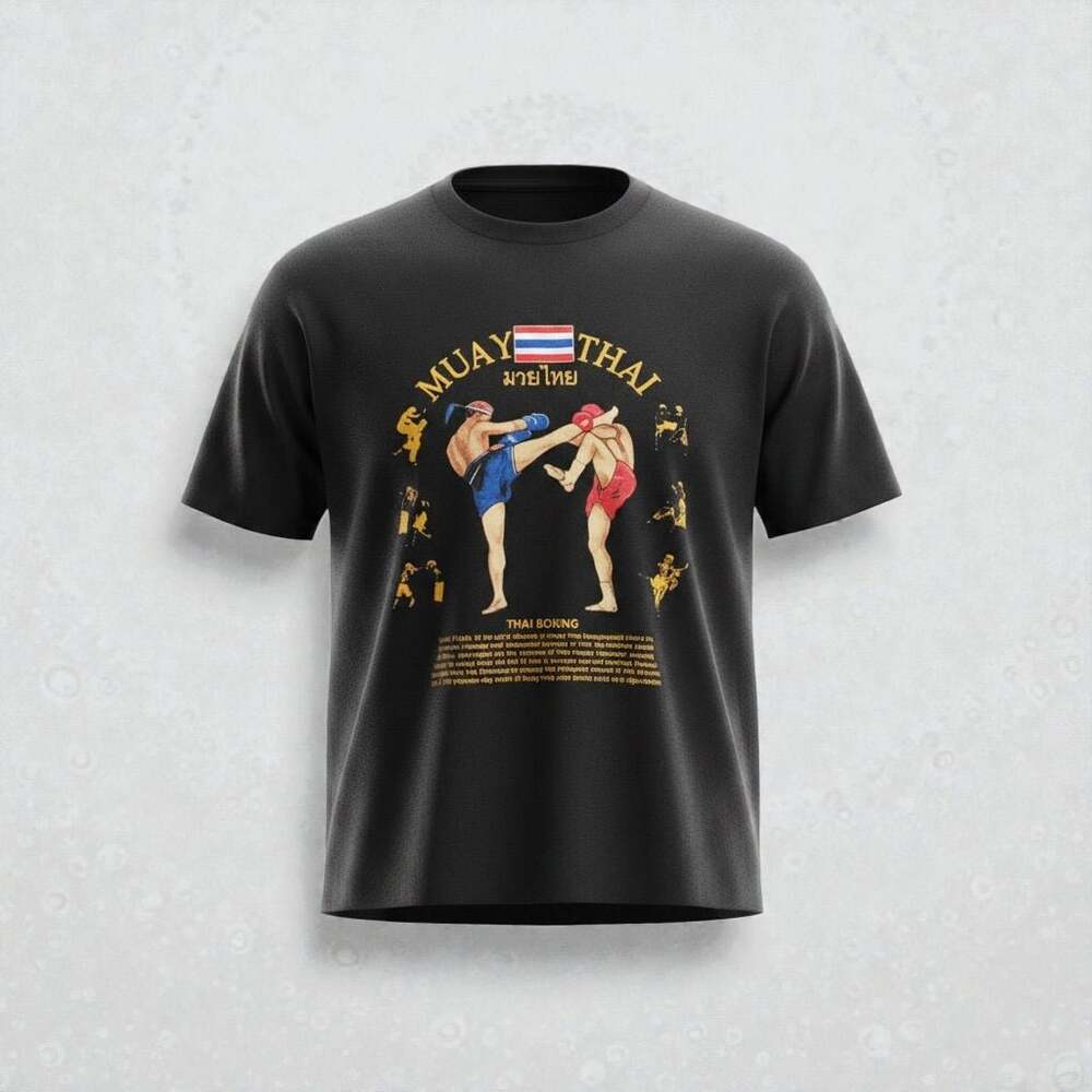 Rock Chang vintage men's Muay Thai shirt -Size...